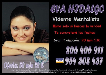 VIDENTE EVA HIDALGO.PREDICE TIEMPO,FECHAS 806 405
