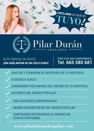 Cláusula suelo ;Nulidad. Abogada Pilar Duran