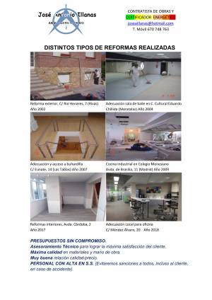 Distintos tipos de reformas