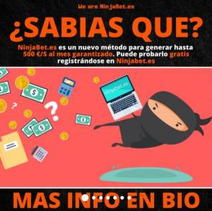 GANA HASTA 500€ AL MES CON NINJABET