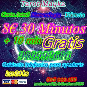 tarot 24hs, 40min por 8 euros