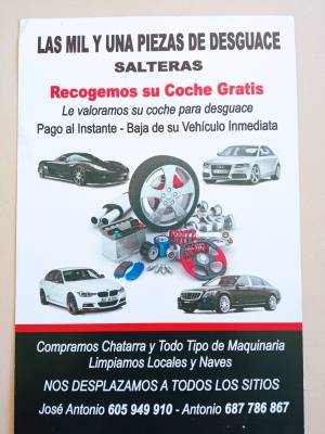 DESGUACE las mil y una piezas de desguace