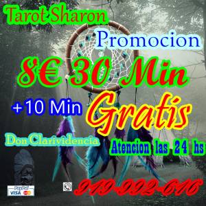 Tarot 24hs, 30min+10min de regalo por 8 euros