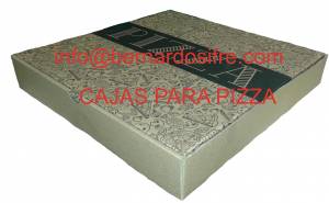 caja cartón para pizza de 26x26