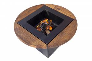 Mobile decorative firepits