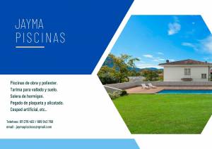 piscina y obras de exterior