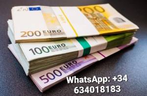 Obtén tu préstamo. WhatsApp: +34634018183