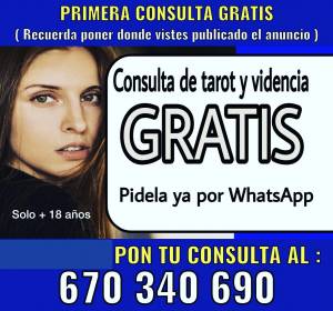 El mejor vidente y tarotista Gratis primera consulta