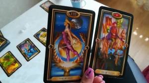 Tirada De Arcanos Mayores, Llamar al Tarot