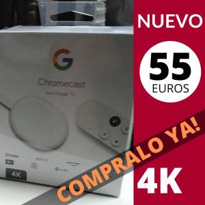 CHROMECAST 4K NUEVO A DOMICILIO