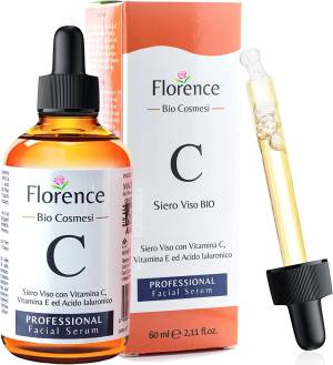 Sérum Facial con VITAMINA C, E, Ácido HIALURÓNICO puro