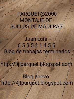 colocacion de tarimas  maderas laminados