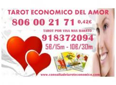 Tarot por visa. Tarot barato 5€-15M Y 10€-30M AL 918372094 VISA