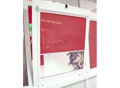 Estores Guiados Cristal con cofre para Ventanas Abatibles